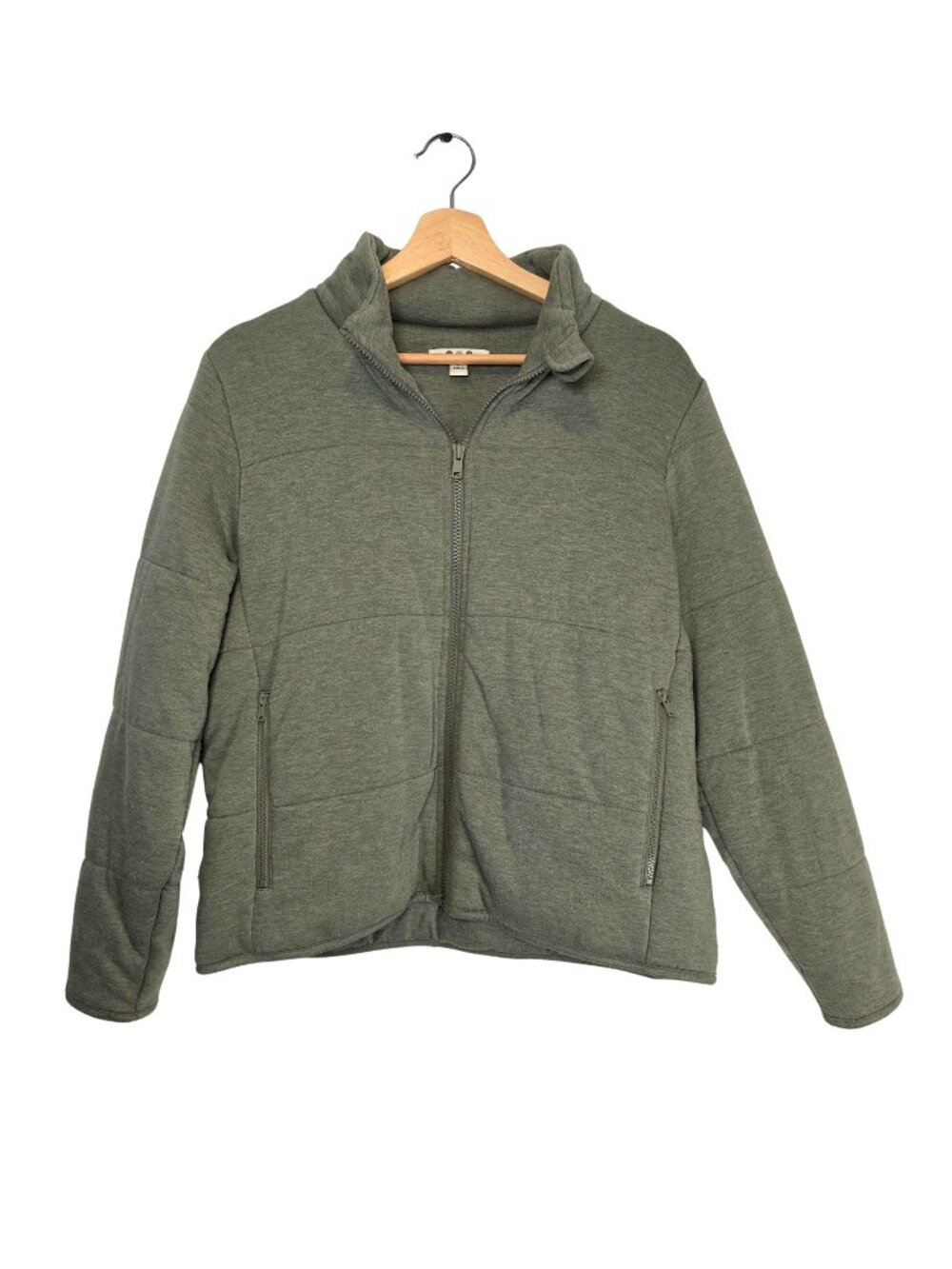 Three Dots women's Quilted Jacket Green‎ Medium